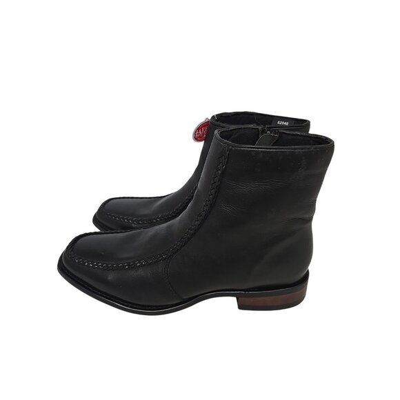 Laredo Men's Richmond Braided Moc Toe 62040 Western Side Zip Boot Black Size 9D - Picture 4 of 8